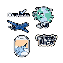 BREEZE BIRTHDAY JIBBITZ (CHARMS) - PACK OF 5