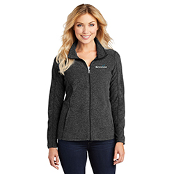 LADIES PORT AUTHORITY MICROFLEECE FULL ZIP